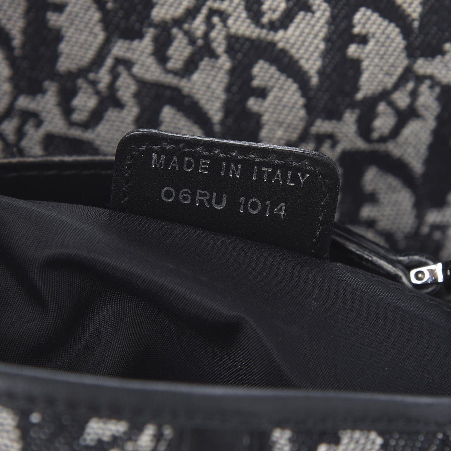 Monogram Saddle Bag Black