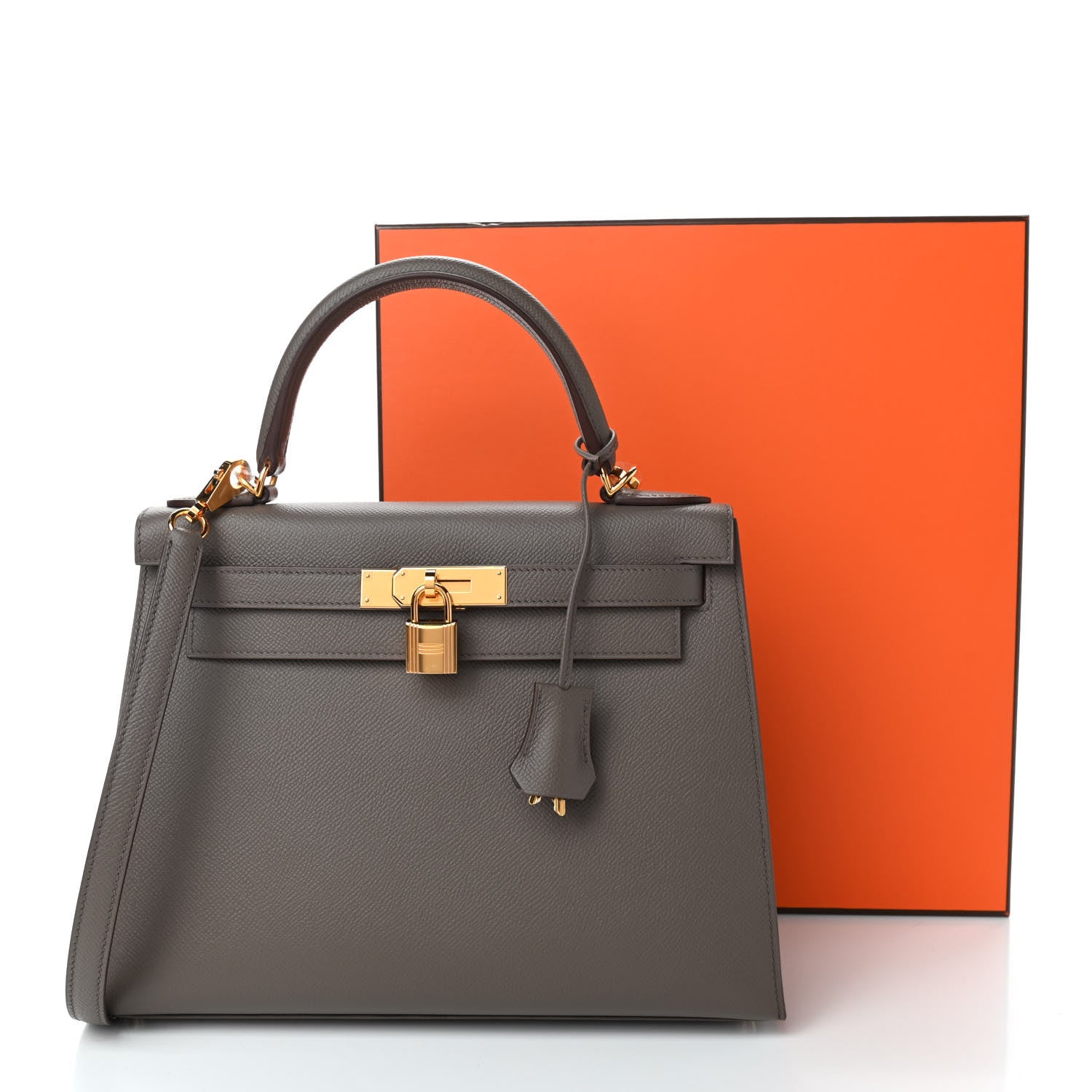 Hermes Epsom Kelly Sellier 28 Etain 11 of 11