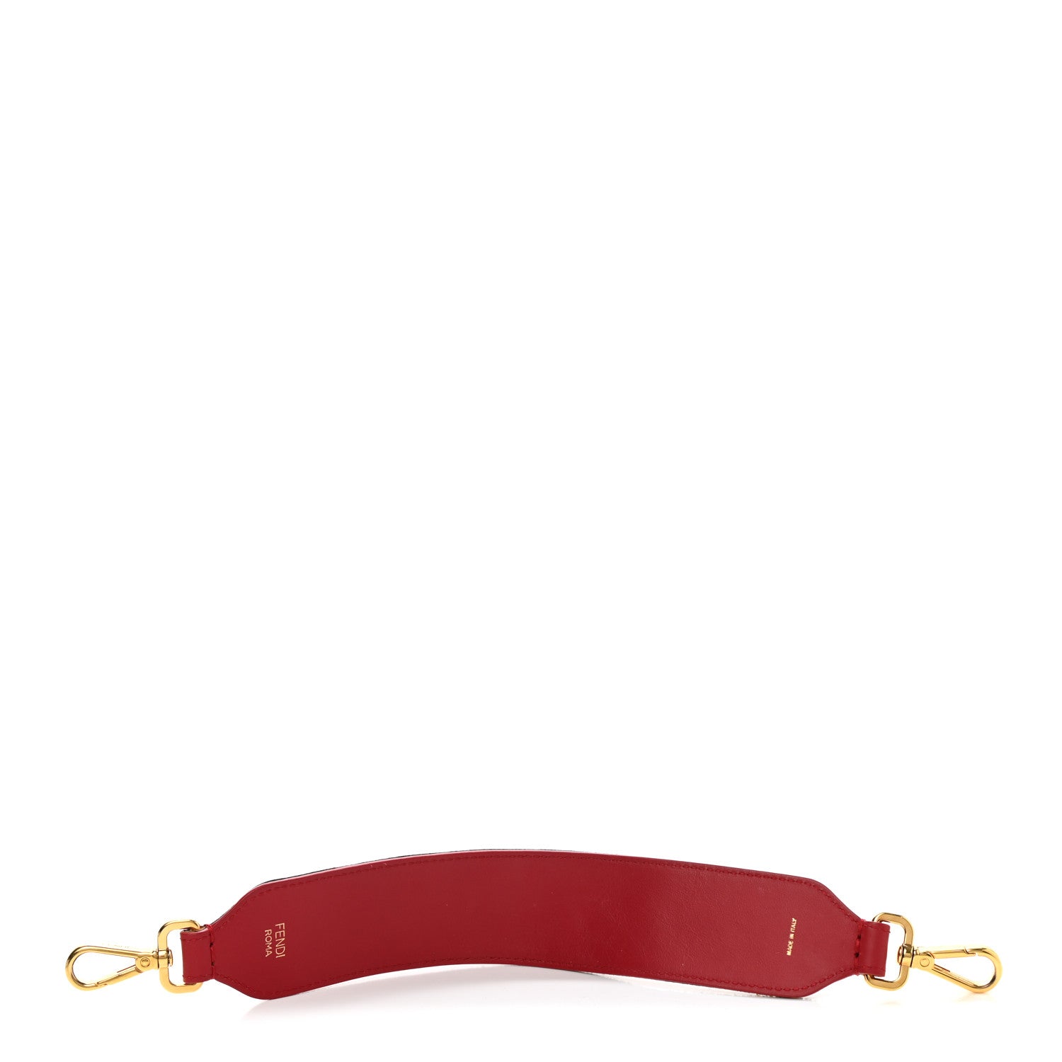 Fendi Velvet FF Mini Strap You Tobacco Fragola 2 of 4