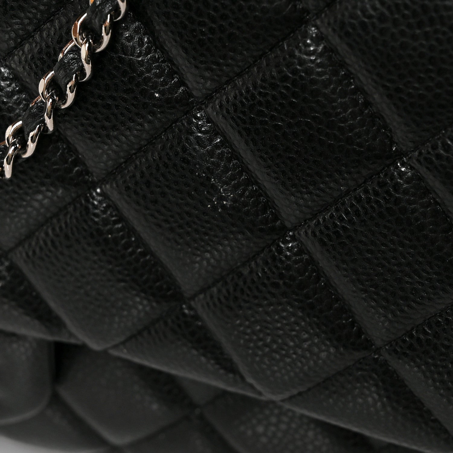 Chanel Caviar Quilted Clutch With Chain Flap Black 12 of 14