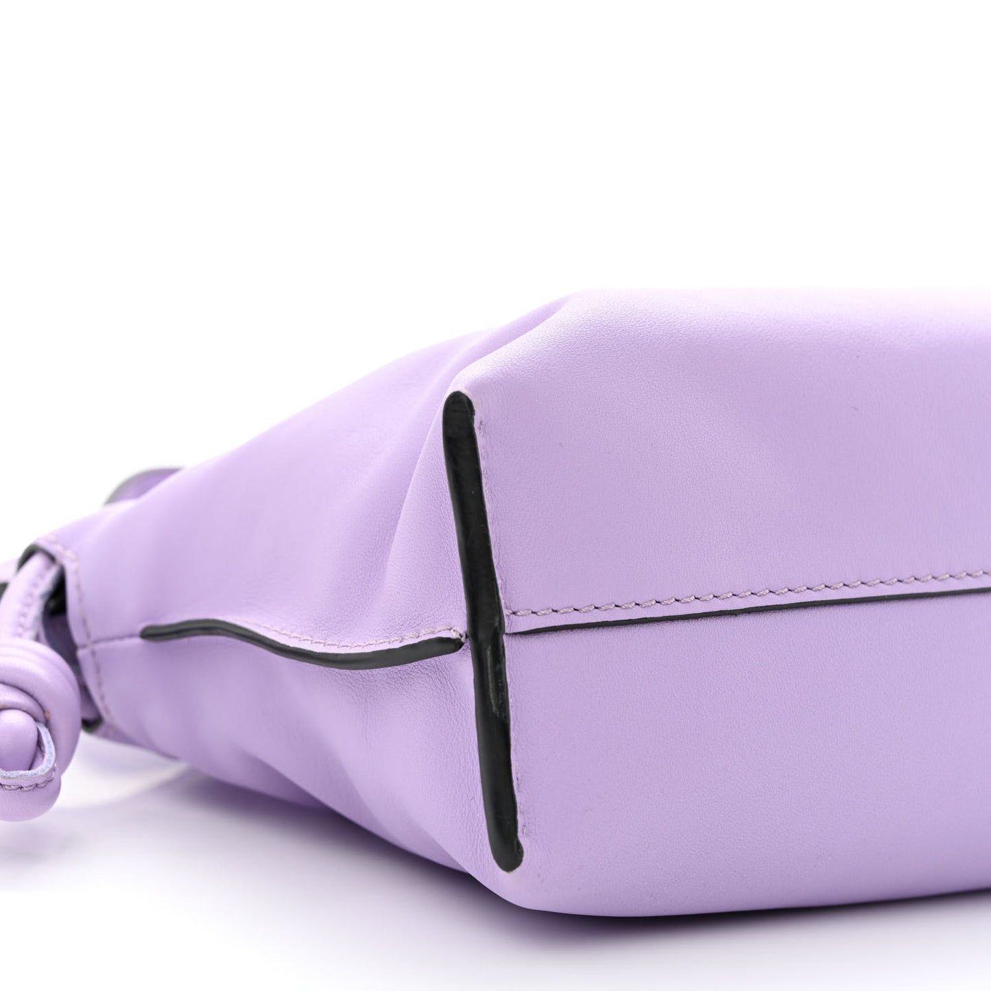 Calfskin Mini Flamenco Knot Bag Light Mauve