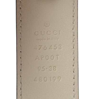 Gucci Calfskin Dionysus 30mm Belt 95 38 Mystic White 3 of 5