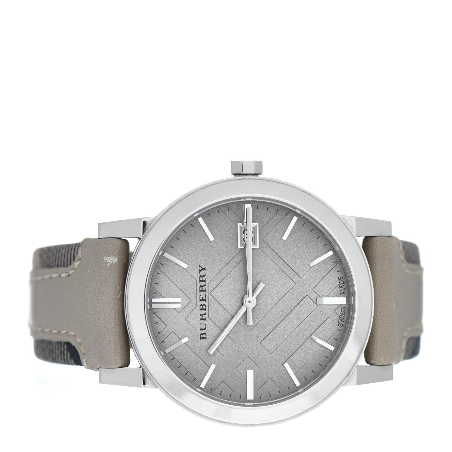 Burberry Stainless Steel Calfskin 38mm Quartz Watch Khaki BU9021 2 of 4