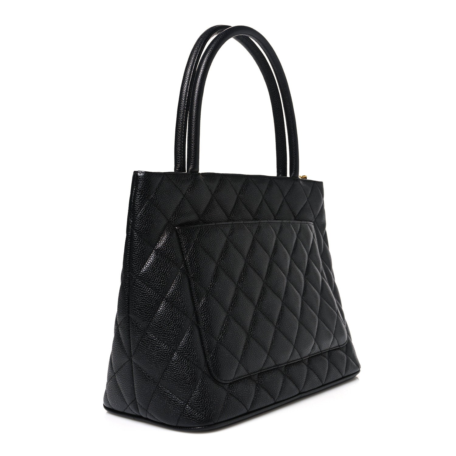 Chanel Caviar Quilted Medallion Tote Black 2 of 9