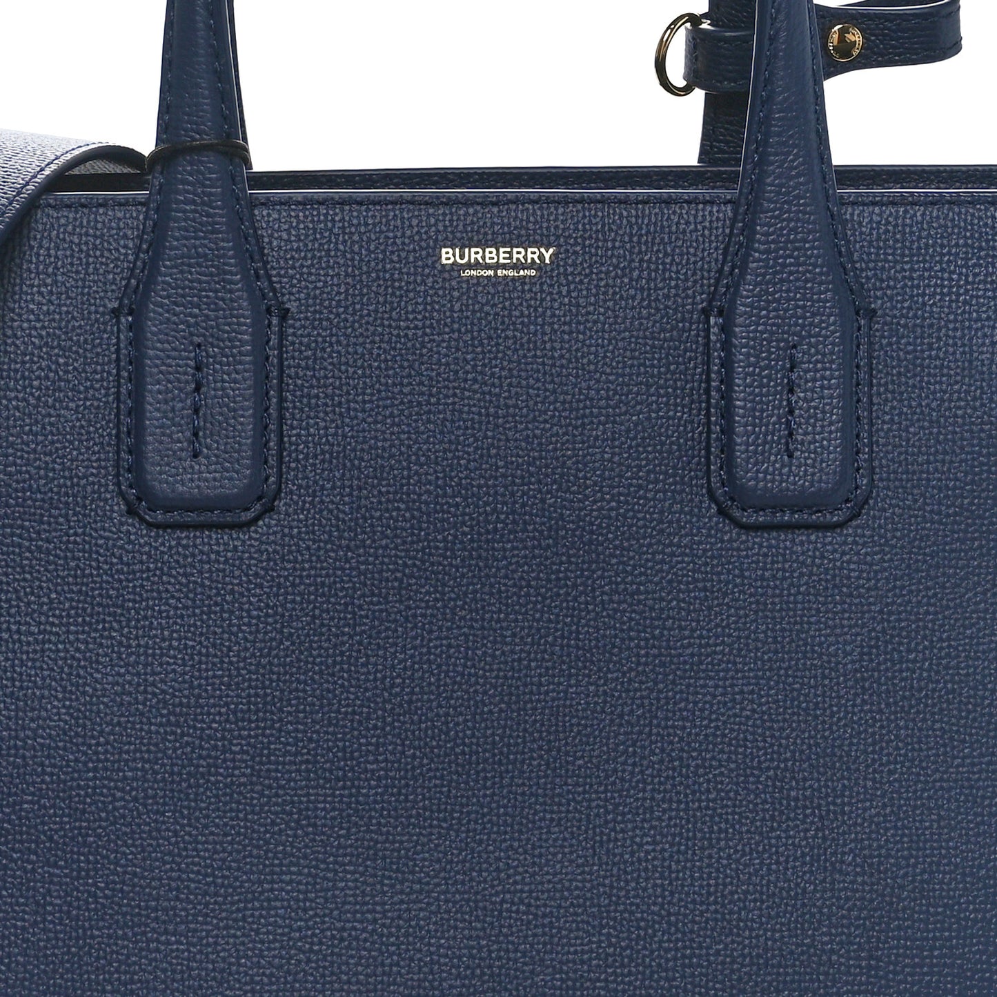 Derby Calfskin Vintage Check Medium Banner Tote Regency Blue