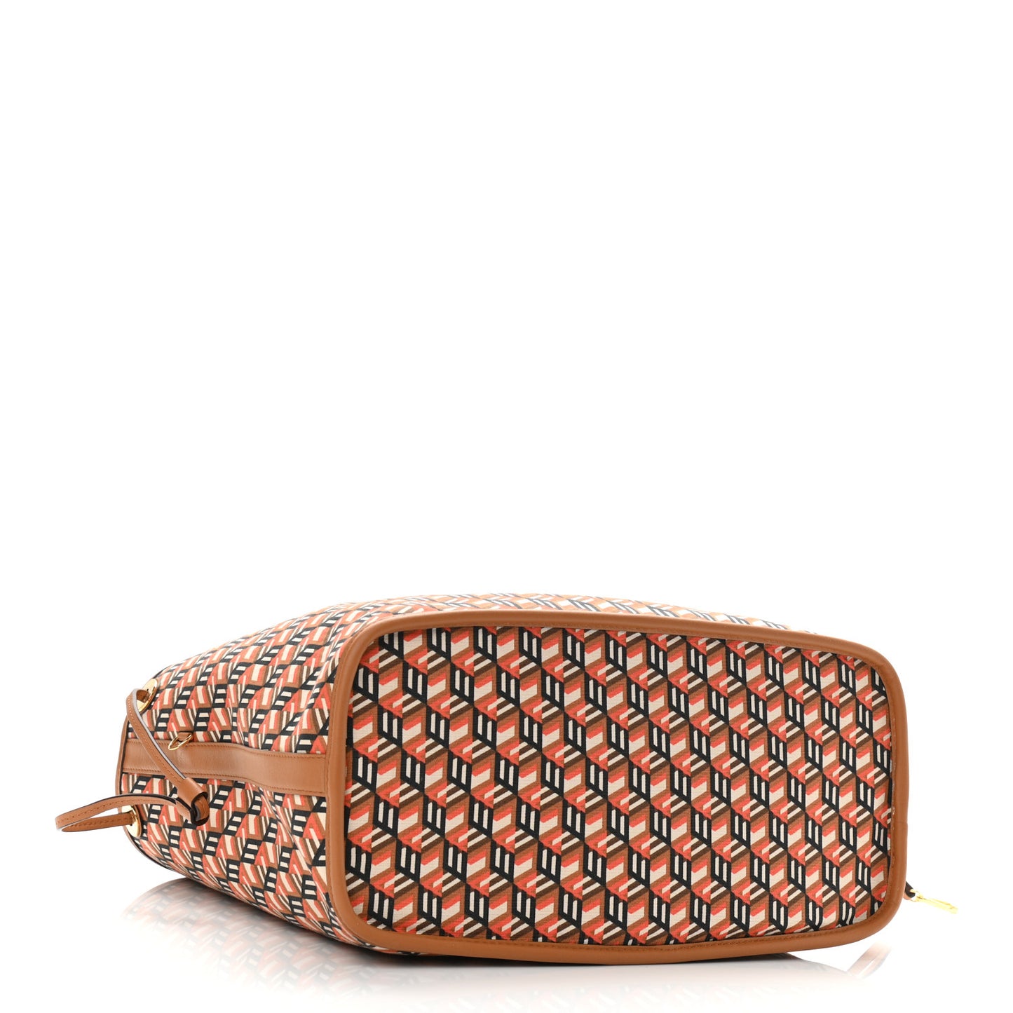 Visetos Large Liz Reversible Shopper Tote Cognac
