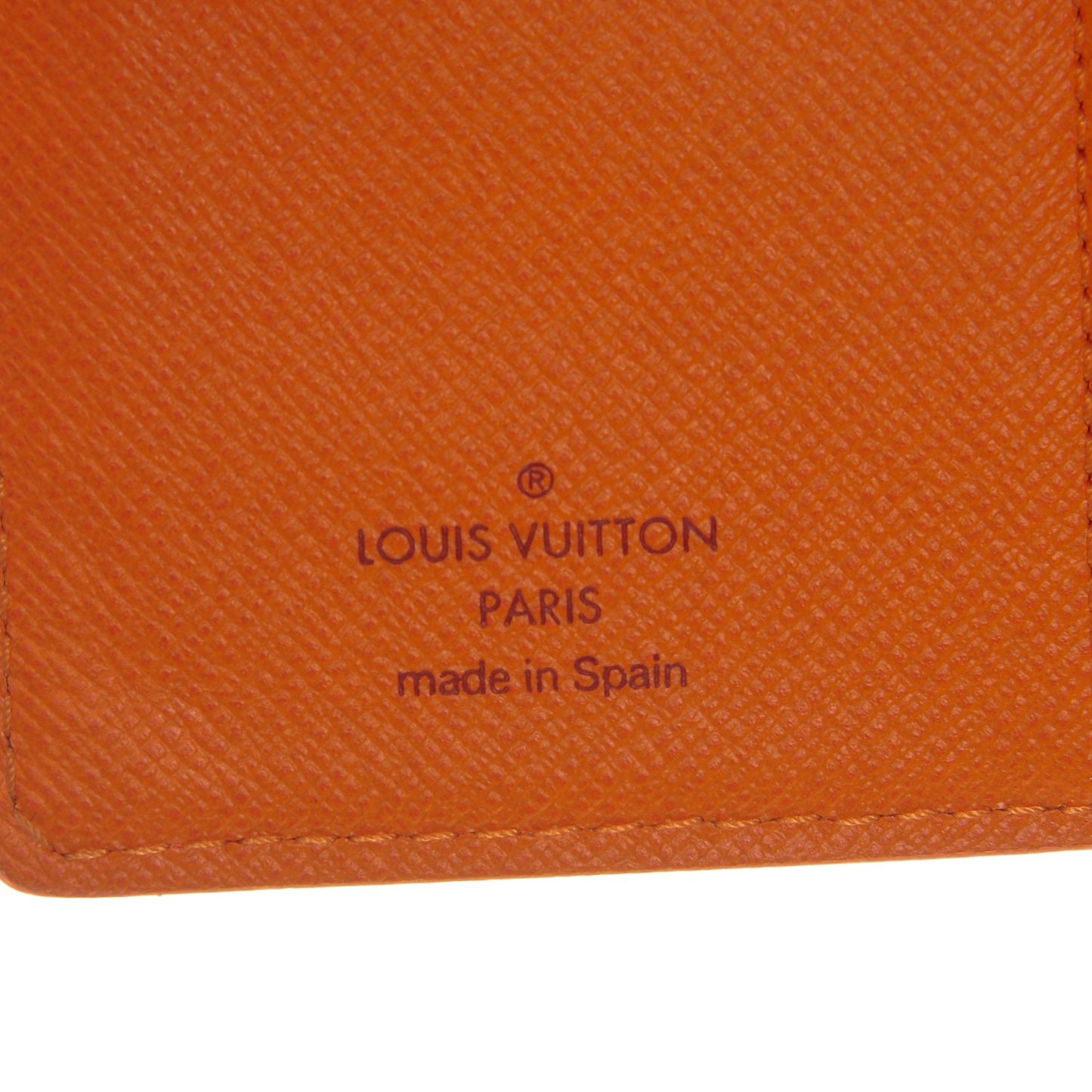 Epi Small Ring Agenda Cover Mandarin
