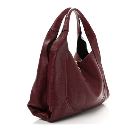 Gucci Grained Calfskin Softbit Maxi Shoulder Bag Rosso Ancora Red 4 of 11