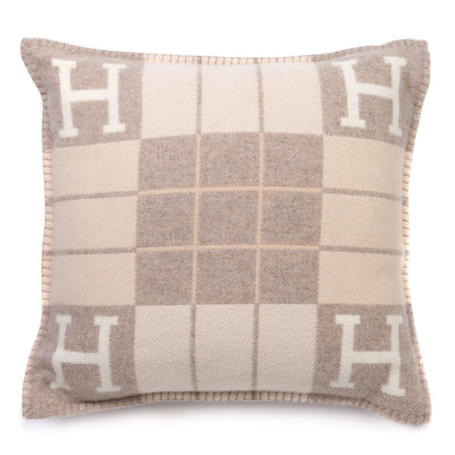 Hermes Wool Cashmere Avalon III Pillow PM Coco Camomille 1 of 6