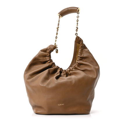 Loewe Mellow Nappa Medium Squeeze Bag Oak 1 of 9