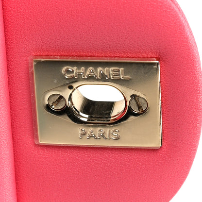 Chanel Calfskin Quilted Medium Bubbly Flap Pink 7 of 12