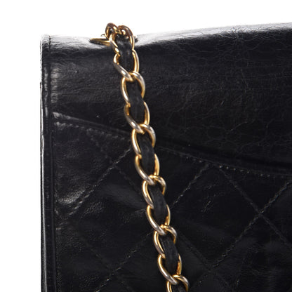 Chanel Lambskin Quilted Small Single Flap Black 12 of 13