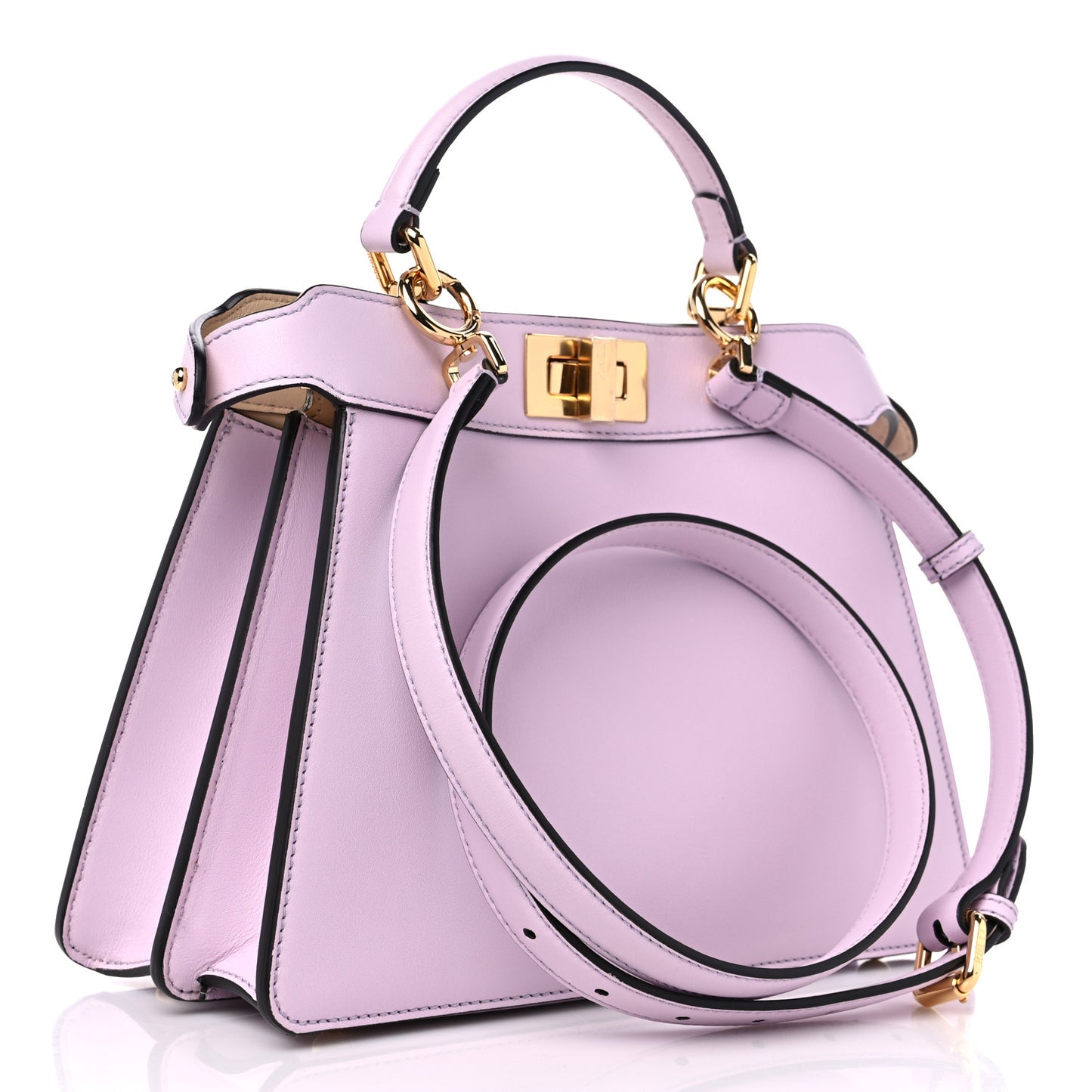 Vitello Seta Shiny Nappa Dancing Girls Inlay Small Peekaboo I SEE U Satchel Anemone Multicolor