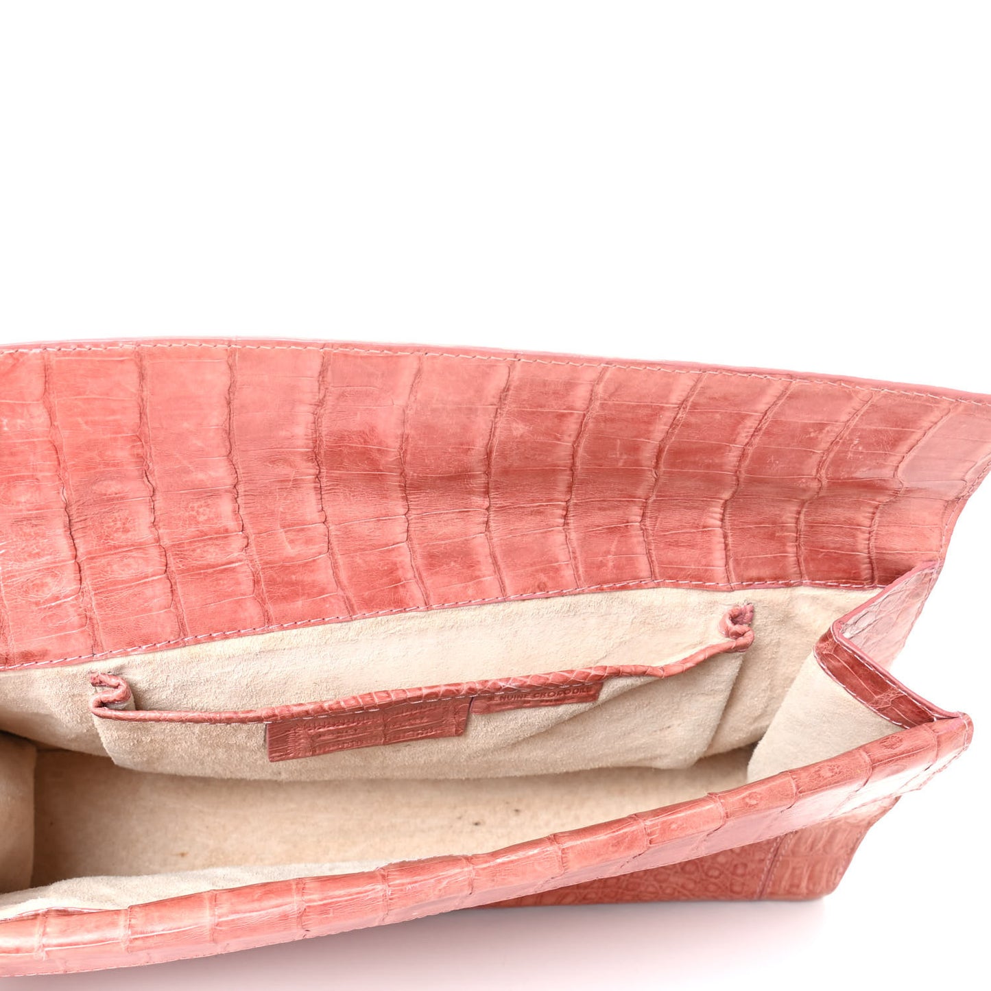 Crocodile Clutch Light Coral