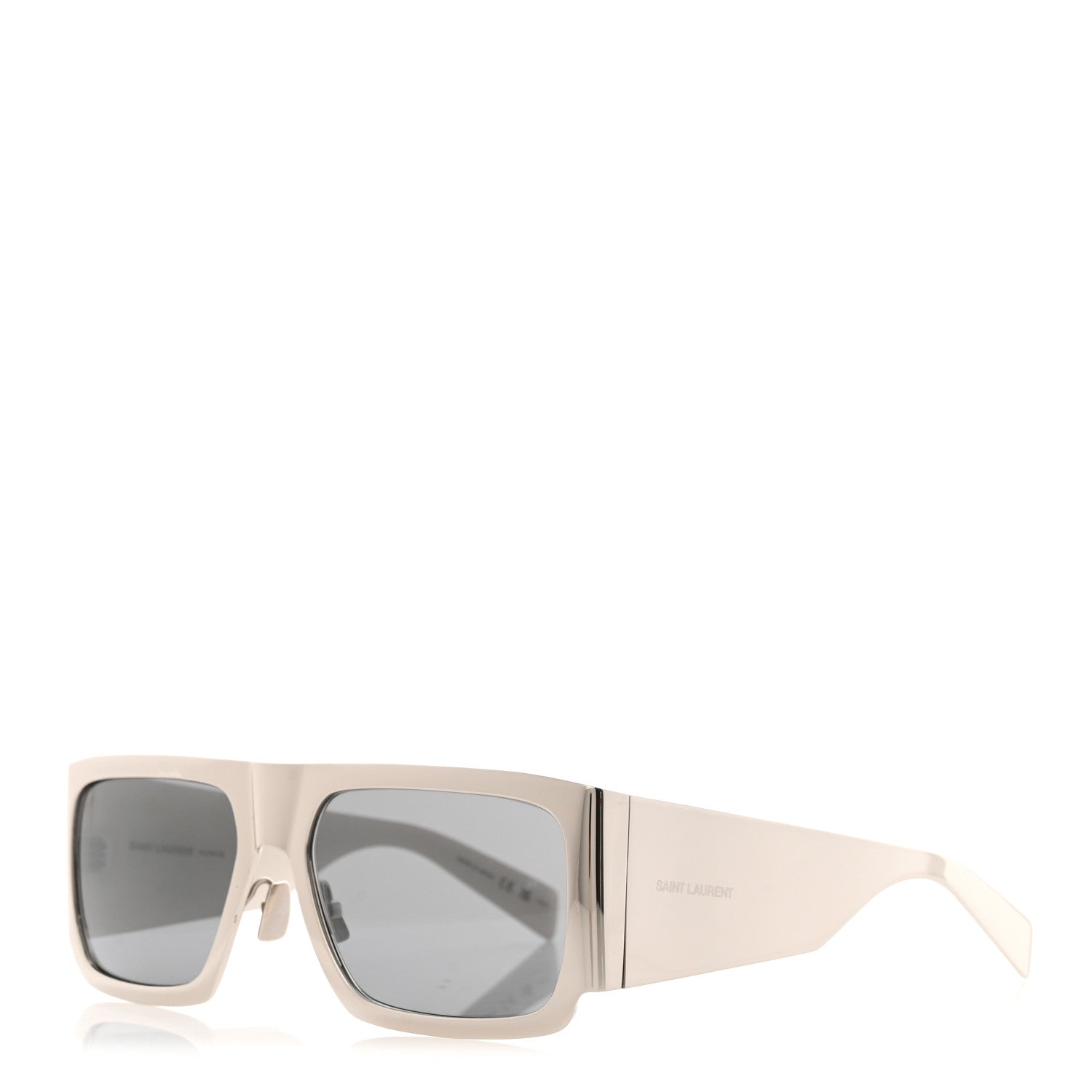 Saint Laurent Acetate Sunglasses SL 635 Silver 1 of 8
