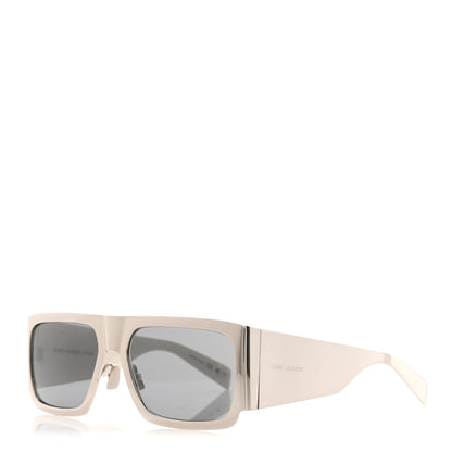 Saint Laurent Acetate Sunglasses SL 635 Silver 1 of 8