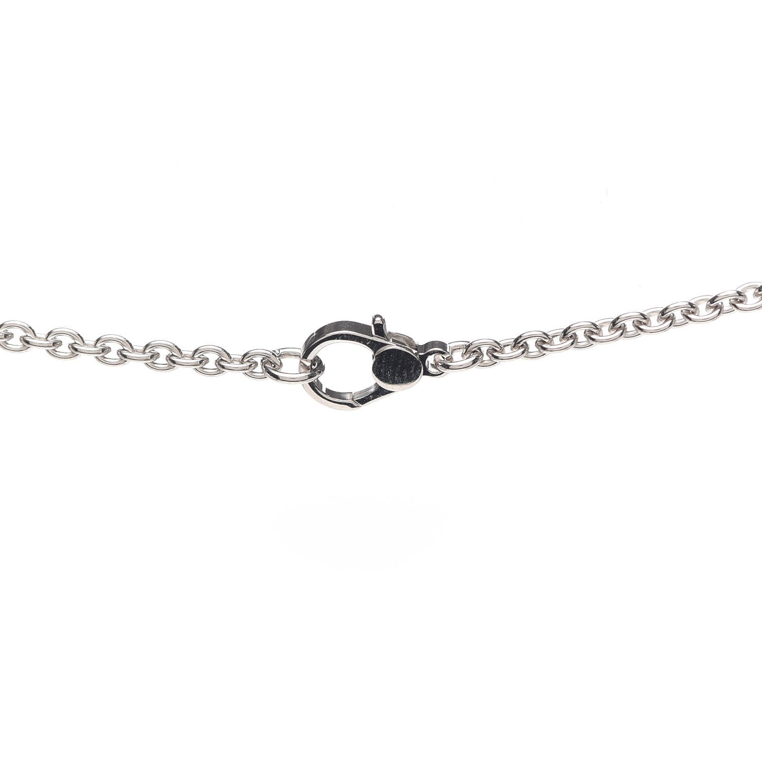Hermes 18K White Gold Diamond Finesse Lariat Necklace 3 of 5