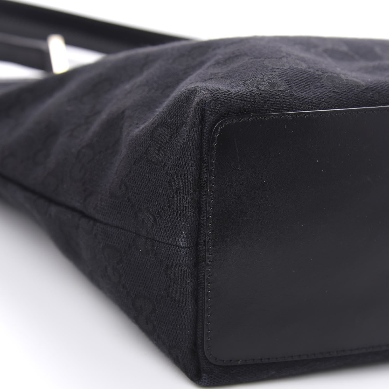Gucci Monogram Shoulder Bag Black 8 of 10