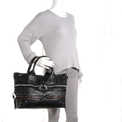 Chloe Leather Gladys Tote Black 2 of 7