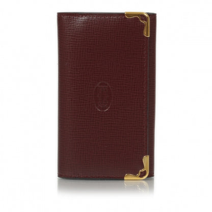 Cartier Leather Must de Six Key Holder Burgundy 1 of 9