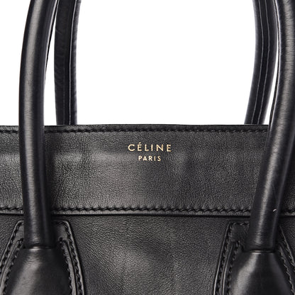 Celine Smooth Calfskin Mini Luggage Black 10 of 25