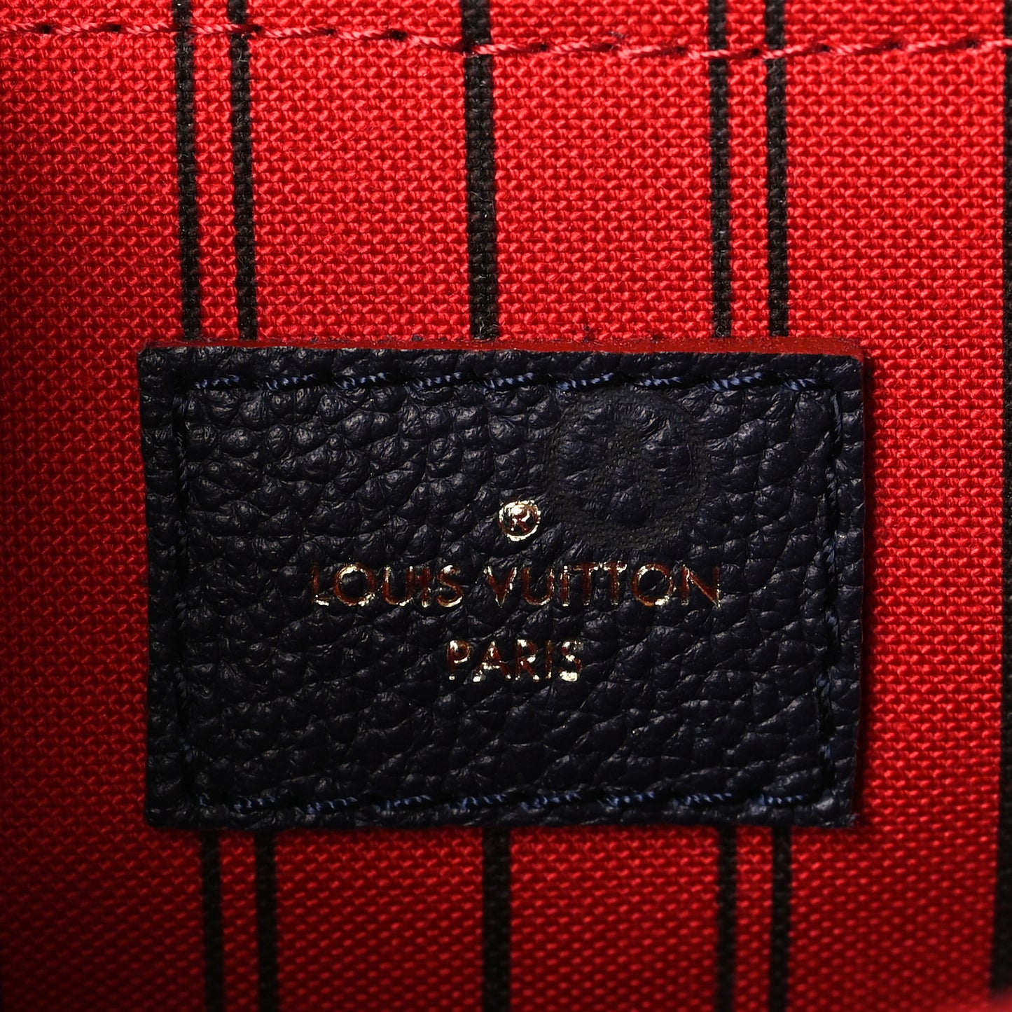 Empreinte Pochette Metis Marine Rouge