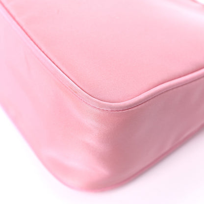 Prada Tessuto Nylon Saffiano Mini Re-Edition 2000 Bag Rosa 11 of 13