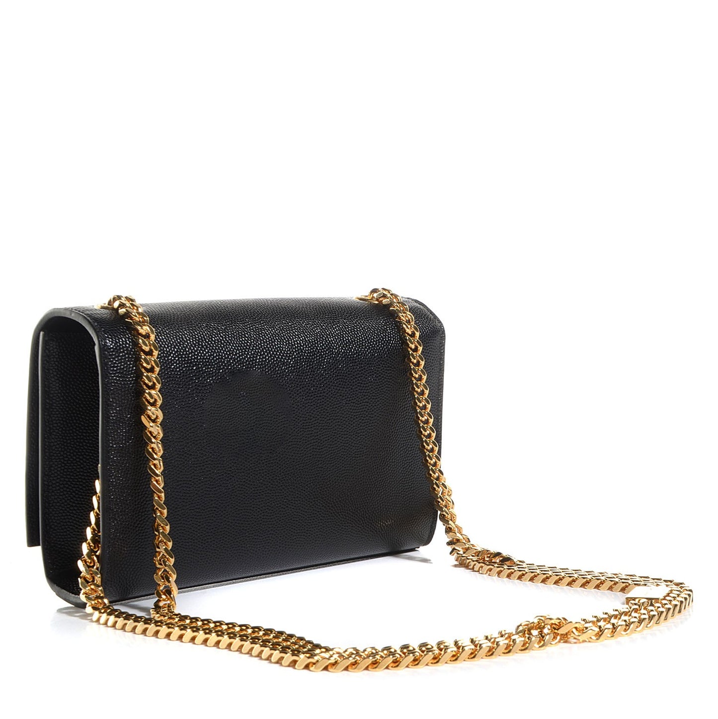 Grain De Poudre Small Monogram Satchel Black