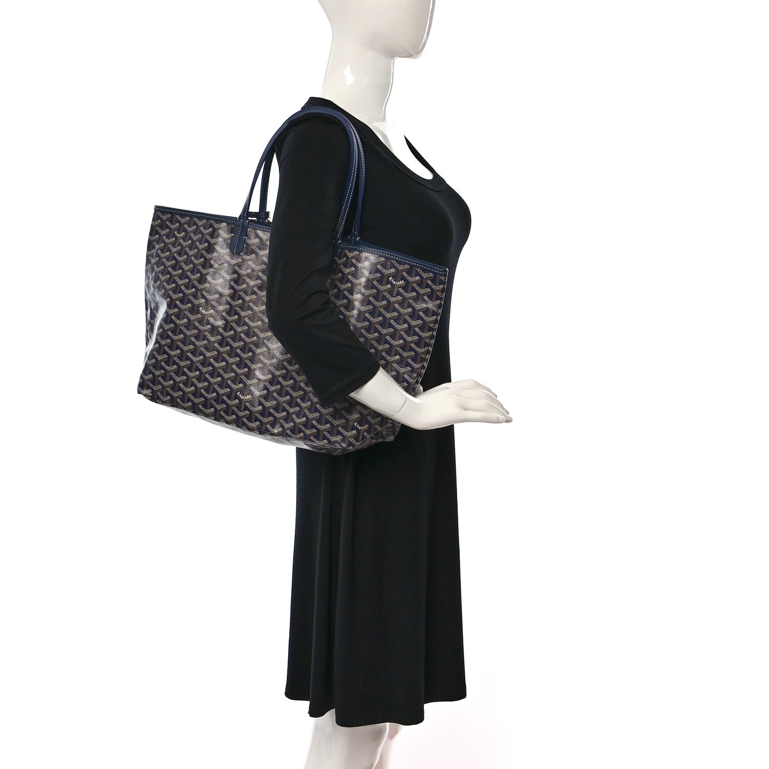 Goyard Goyardine Saint Louis PM Navy 2 of 10