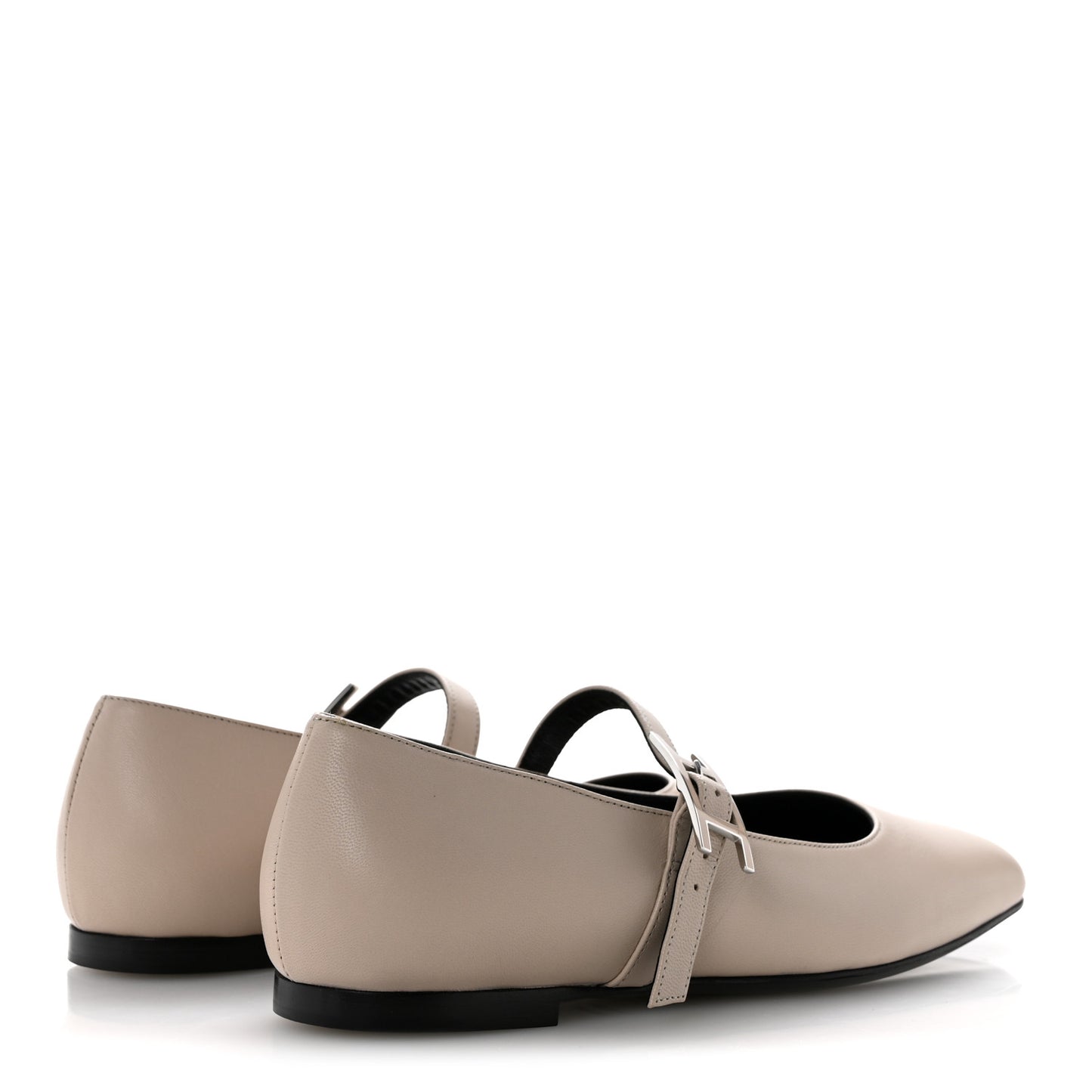 Goatskin Jane Ballet Flats 36.5 Beige Nomade