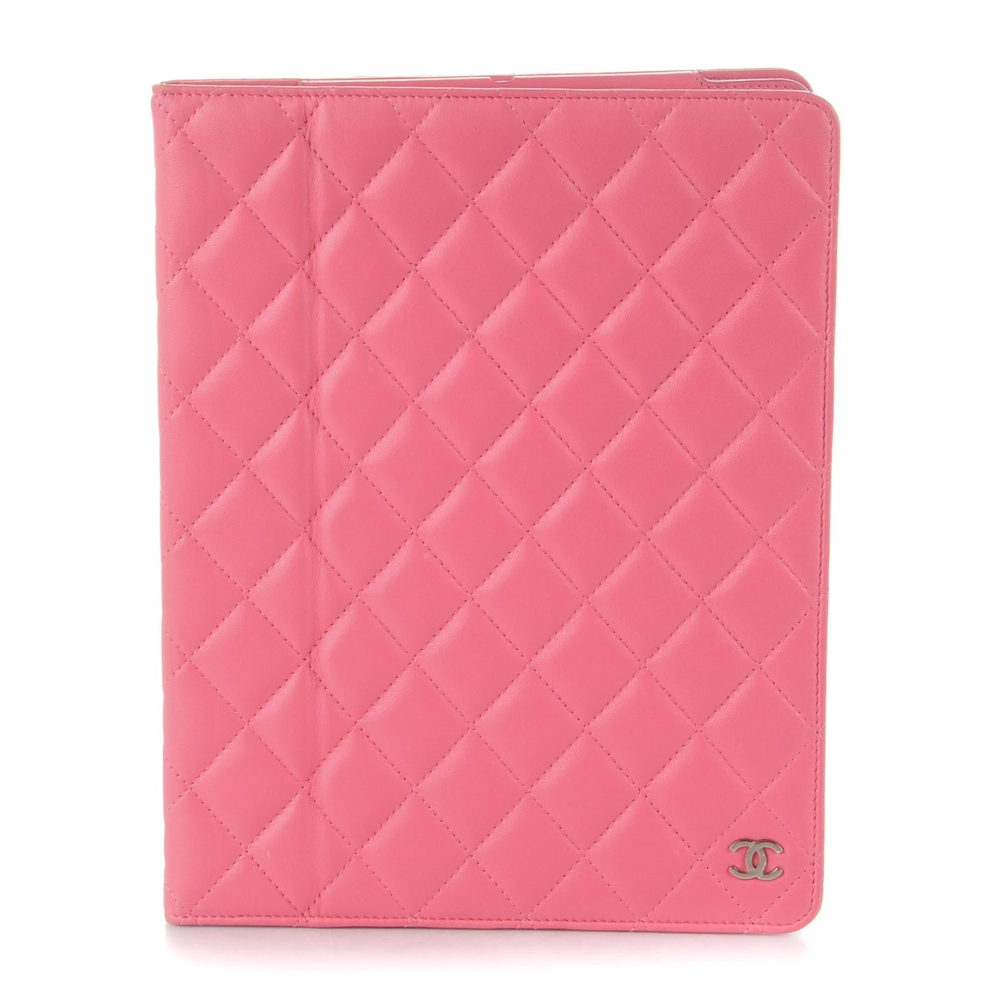 Lambskin Quilted iPad Case Pink