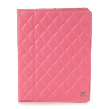 Chanel Lambskin Quilted iPad Case Pink 1 of 8