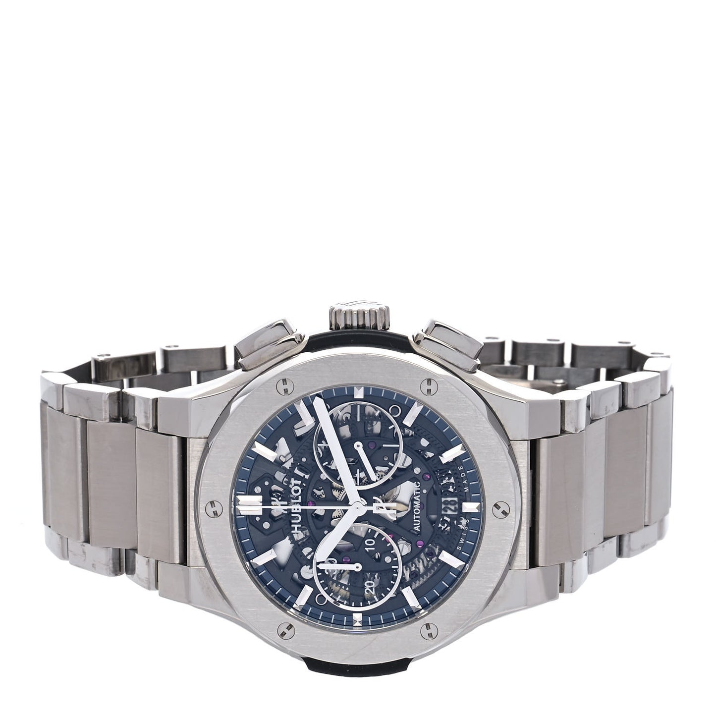 Titanium 45mm Classic Fusion Aerofusion Automatic Watch Black 528.NX.0170.NX