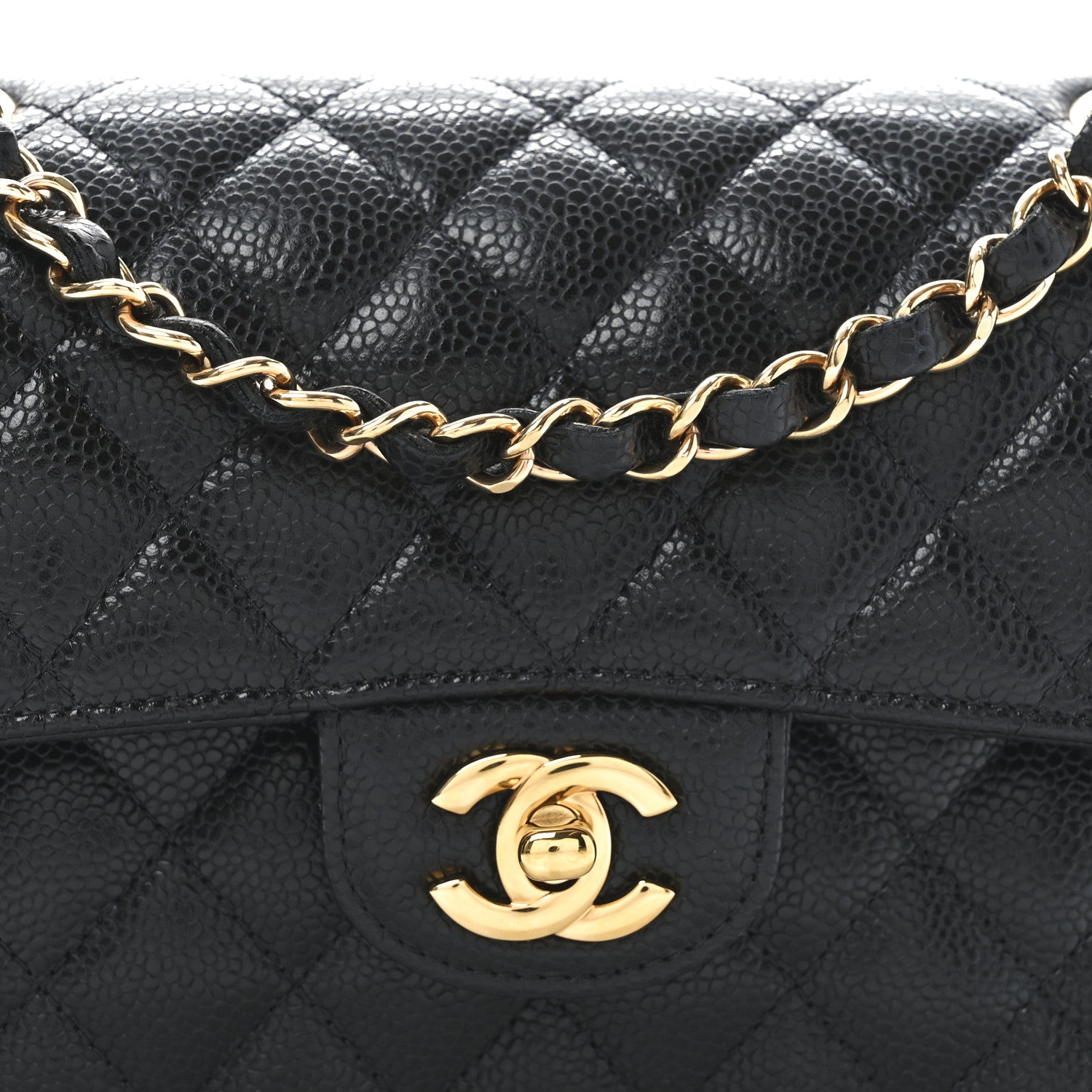 Chanel Caviar Quilted Small Double Flap Black 8 of 11