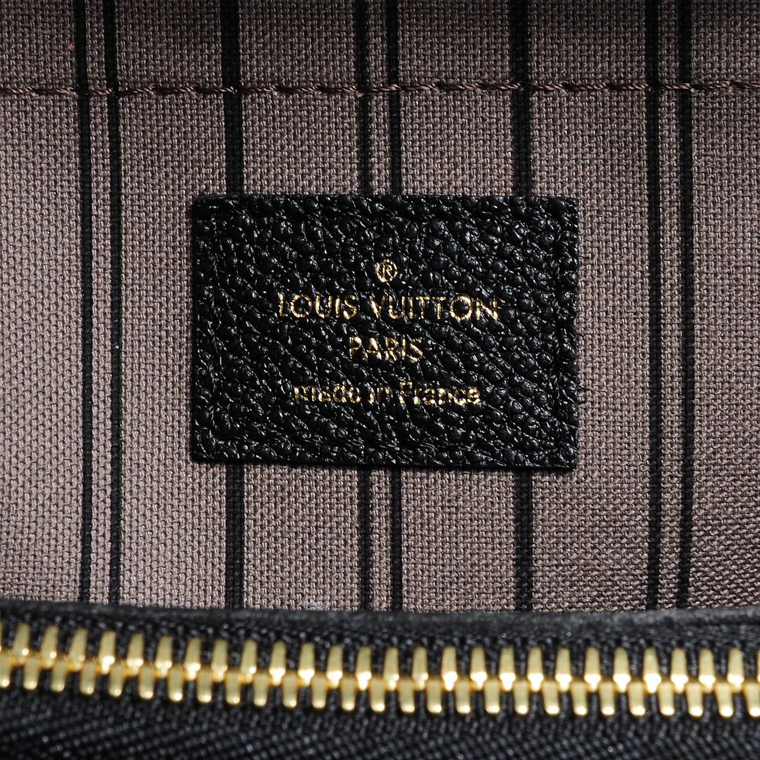 Louis Vuitton Empreinte Montaigne GM Black 6 of 7
