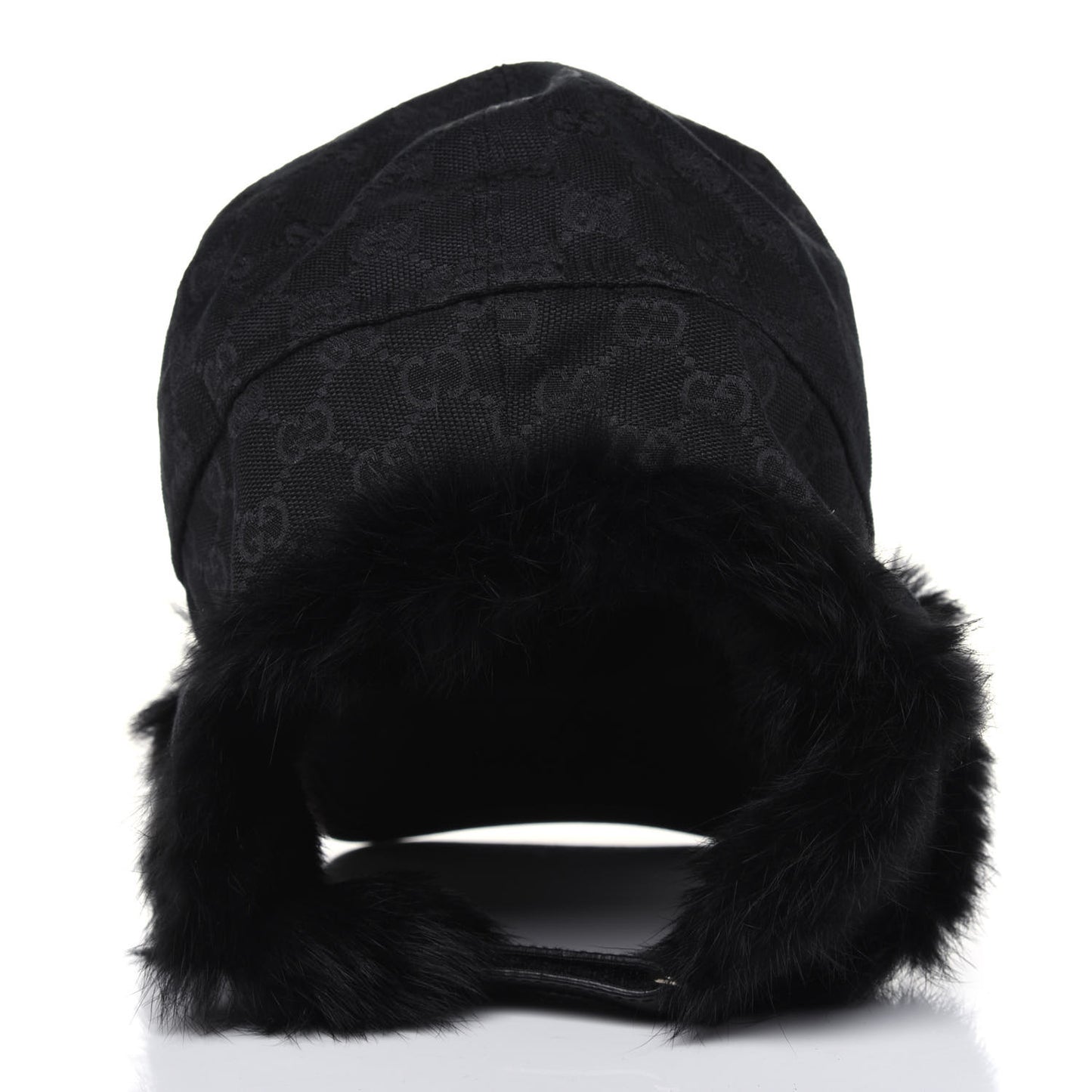 Monogram Fur Baseball Hat M Black