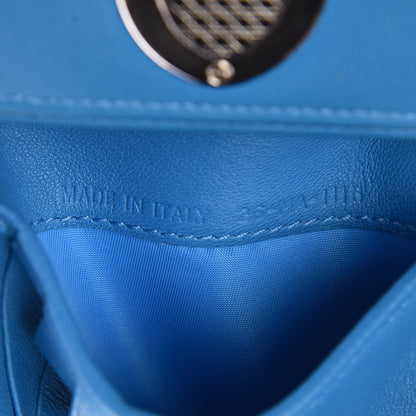 Christian Dior Lambskin Cannage Diorama Elancee Wallet Bleu Nosy 7 of 9