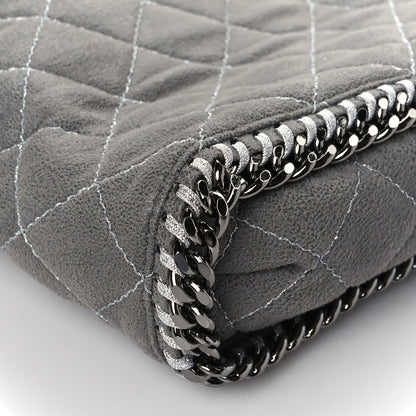 Stella McCartney Shaggy Deer Quilted Small Falabella Tote Grey 8 of 8