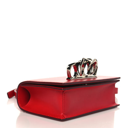 Alexander McQueen Calfskin Sculptural Knuckle Crossbody Red 4 of 9