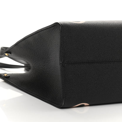 Louis Vuitton Empreinte Monogram Giant Onthego MM Black Beige 9 of 11