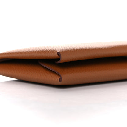 Hermes Epsom Calvi Duo Card Case Gold 8 of 10