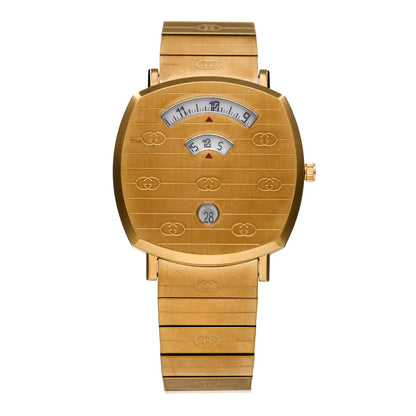 Gucci Stainless Steel 38mm Grip Quartz Watch Gold 1 of 5