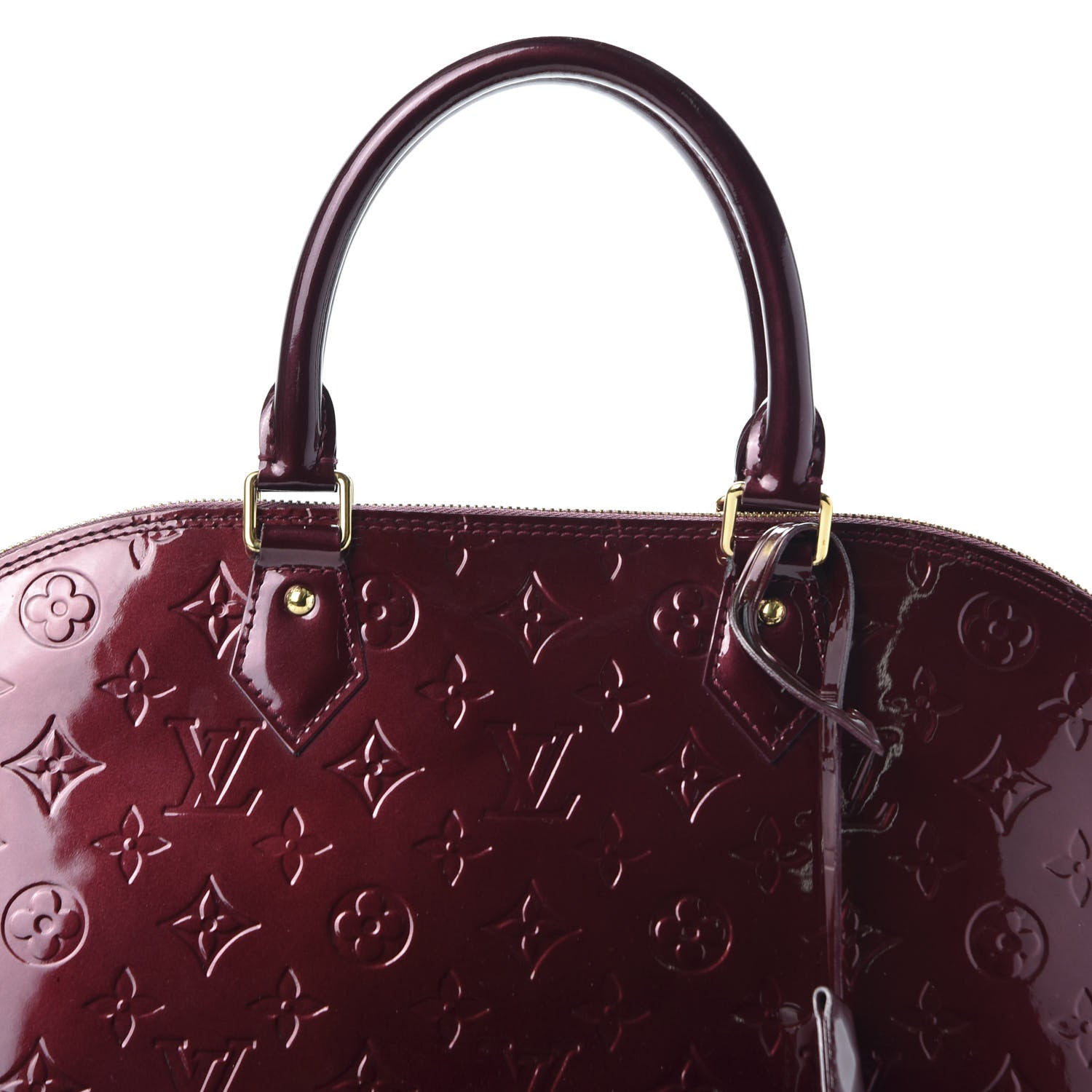Louis Vuitton Vernis Alma GM Rouge Fauviste 9 of 9
