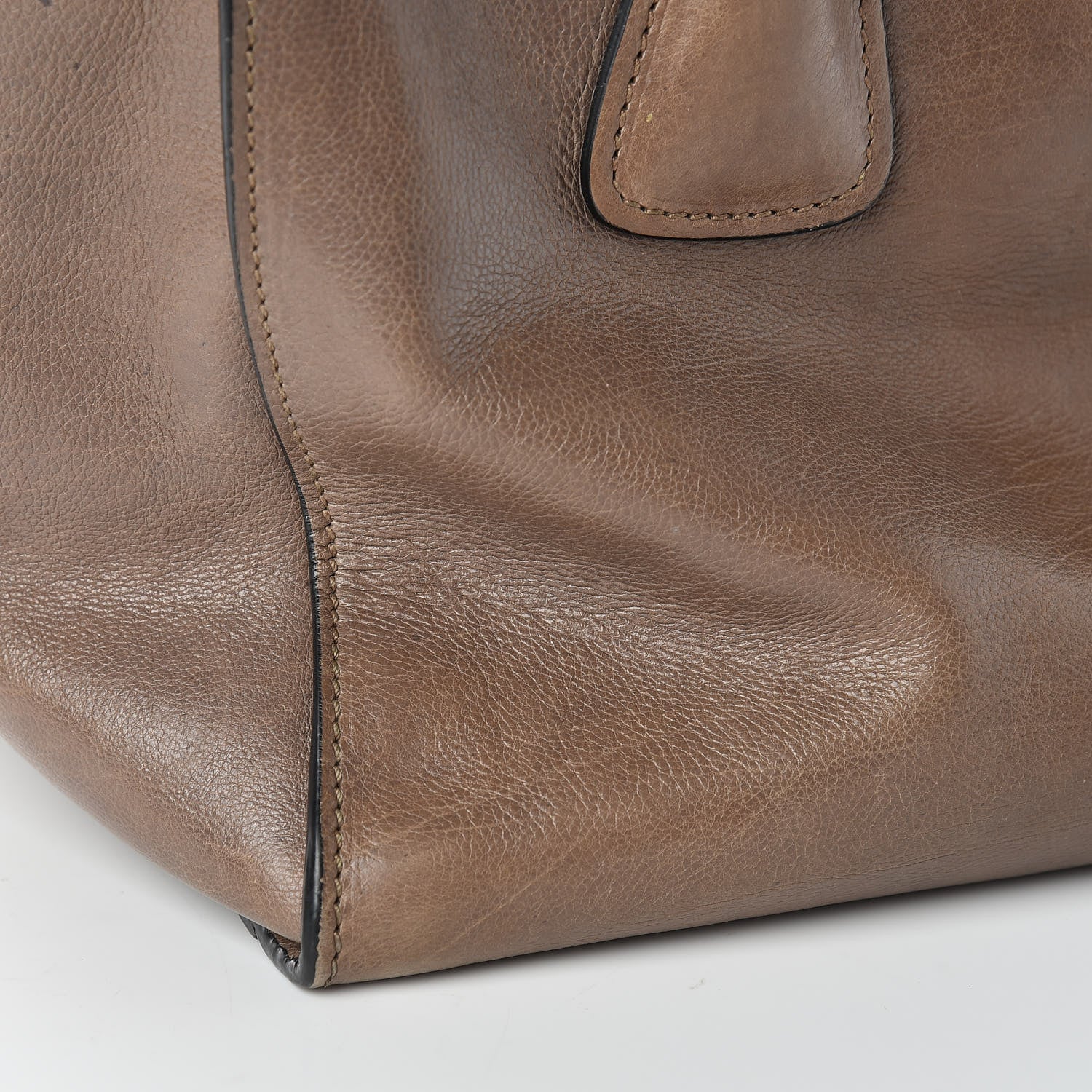 Prada Glace Calf Twin Pocket Tote Bambu 19 of 21