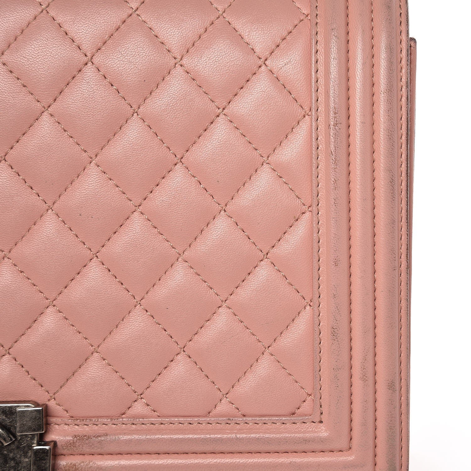 Chanel Lambskin Quilted New Medium Boy Flap Bag Pink 15 of 18
