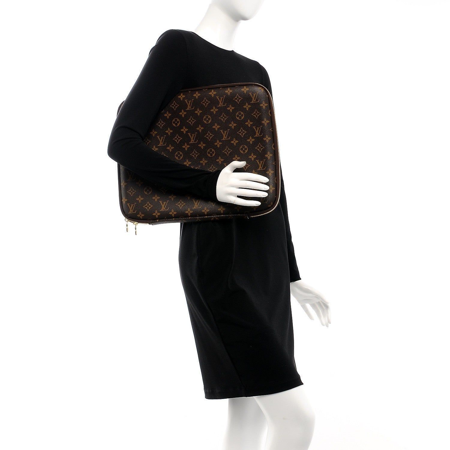Louis Vuitton Monogram 15 Inch Laptop Sleeve 2 of 9