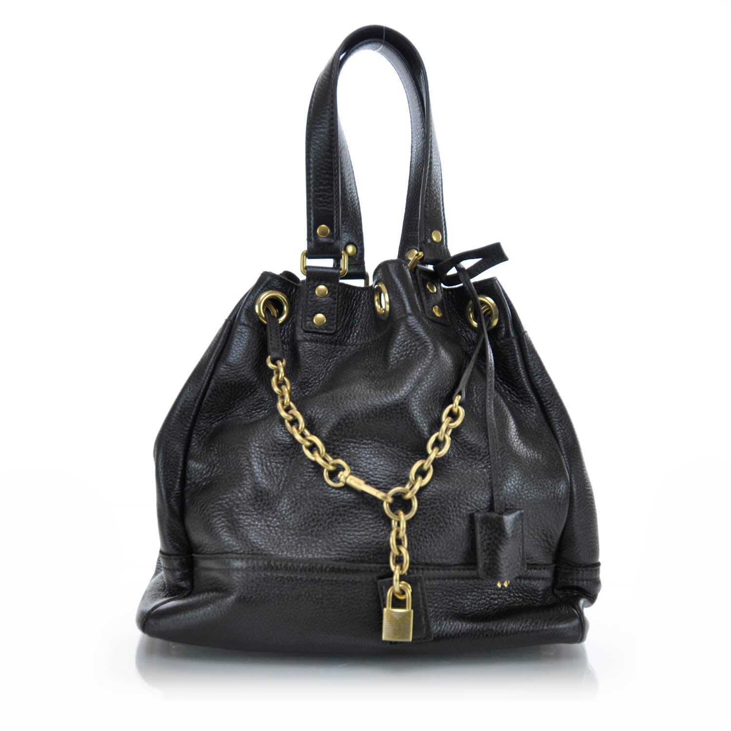 Saint Laurent Leather Overseas Tote Brown 1 of 10