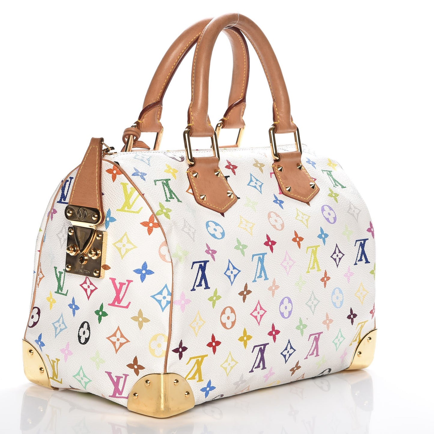 Monogram Multicolor Speedy 30 White
