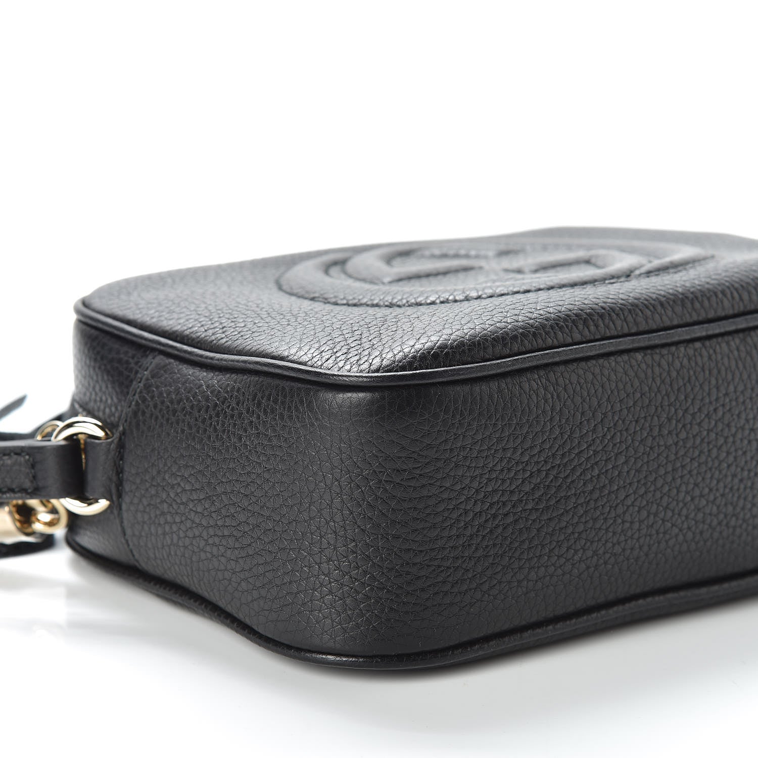 Gucci Pebbled Calfskin Small Soho Disco Bag Black 8 of 9