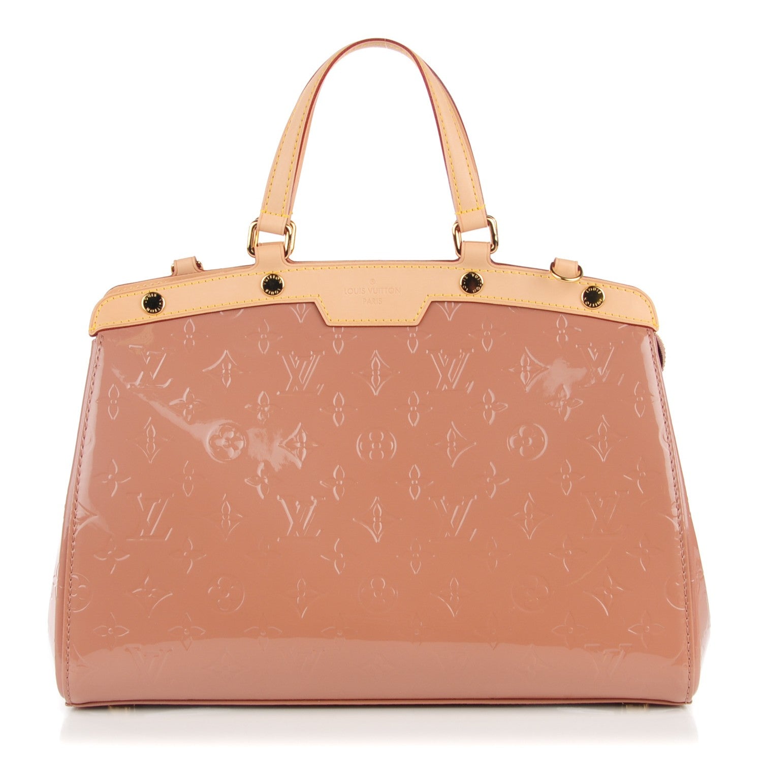 Louis Vuitton Vernis Brea MM Rose Velours 1 of 7